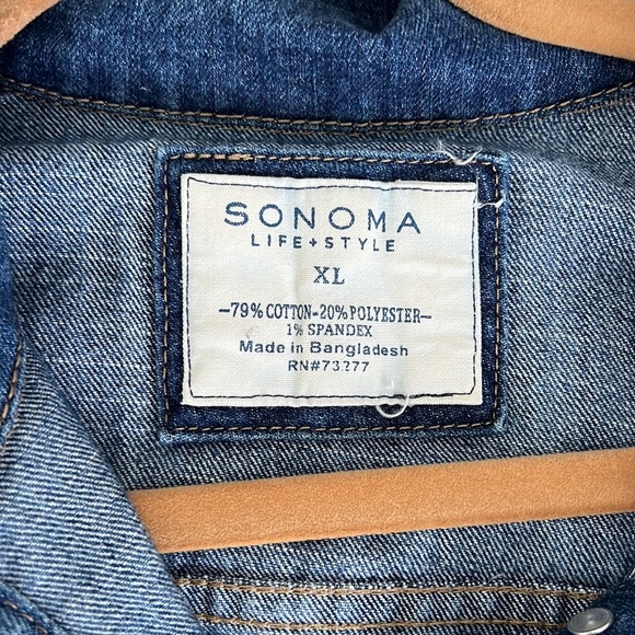 Sonoma Denim Jacket XL - Picture 3 of 4